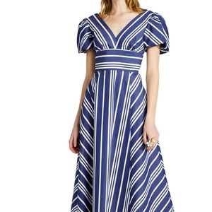 NWT Kate Spade Dandelion Stripe Cutout Dress
